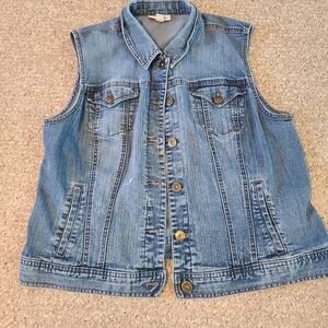 Denim Sleeveless vest
